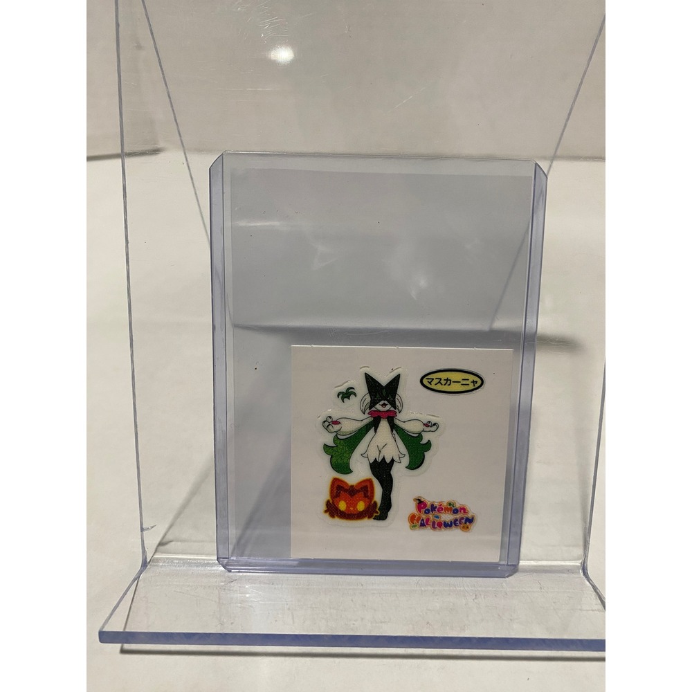 Pokemon Meowscarada Halloween Deco Character Sticker Japanese Nintendo